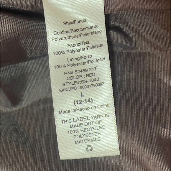 Scoop Neck Faux Leather Moto Jacket - Picture 16 of 16